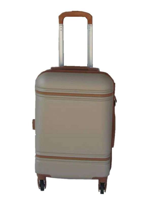 SMTE 1 Piece Nexco Travel Luggage Bag 19" - Brown with keychain