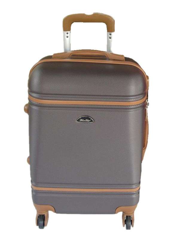 SMTE 1 Piece Nexco Travel Luggage Bag 19" - Dark Brown with keychain
