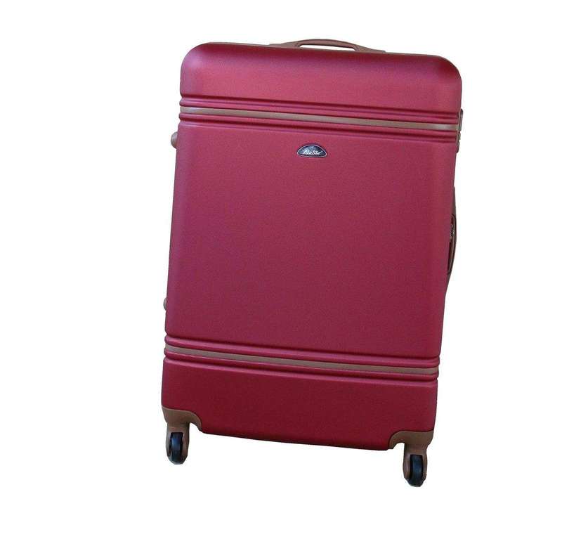 SMTE 1 Piece Nexco Travel Luggage Bag 19" - Red with keychain