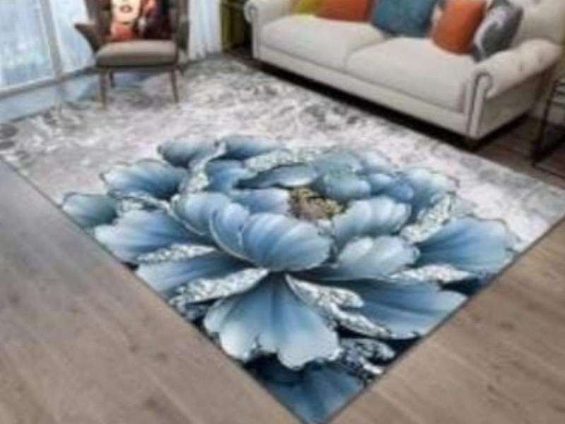 SMTE - 200cm by 150cm - Modern 3D Geometric Design Area (A58.)x Rug with keychain