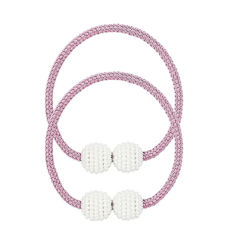 SMTE Magnetic Pearl Curtain Tieback with keychain