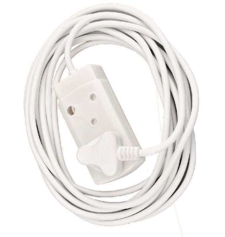 SMTE 10M Electric Extension Cord 2-plugs with keychain