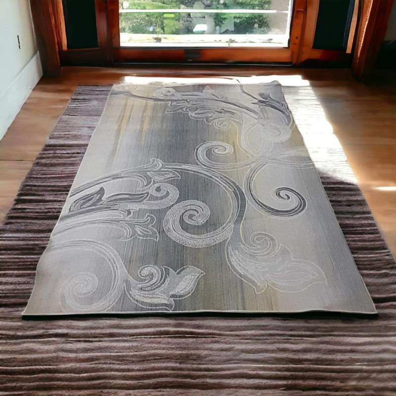 SMTE - 200cm x 150cm - Modern 3D Geometric Design - Carpet/Rug - A57 with keychain