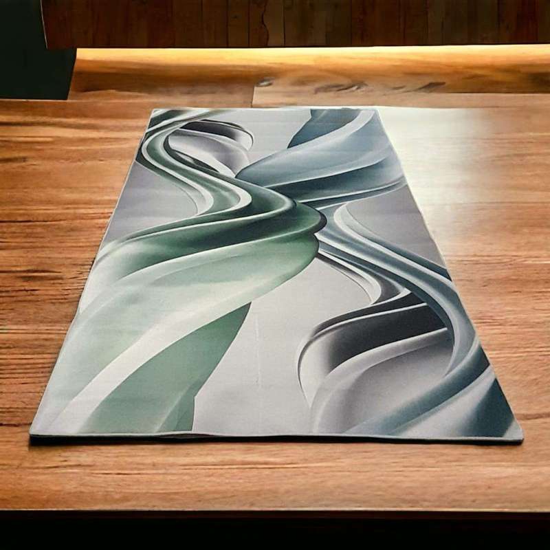 SMTE - 200cm x 150cm - Modern 3D Geometric Design - Carpet/Rug - A87 with keychain