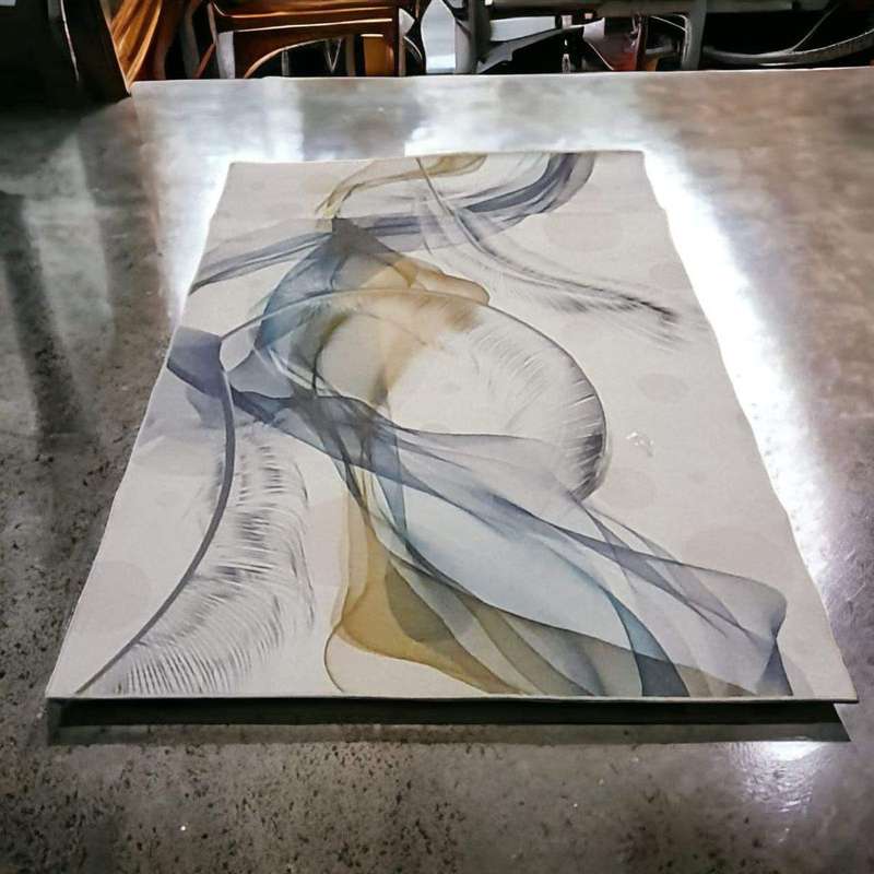 SMTE - 200cm 150m - Modern 3D Geometric Design - Carpet/Rug - Z2 with keychain