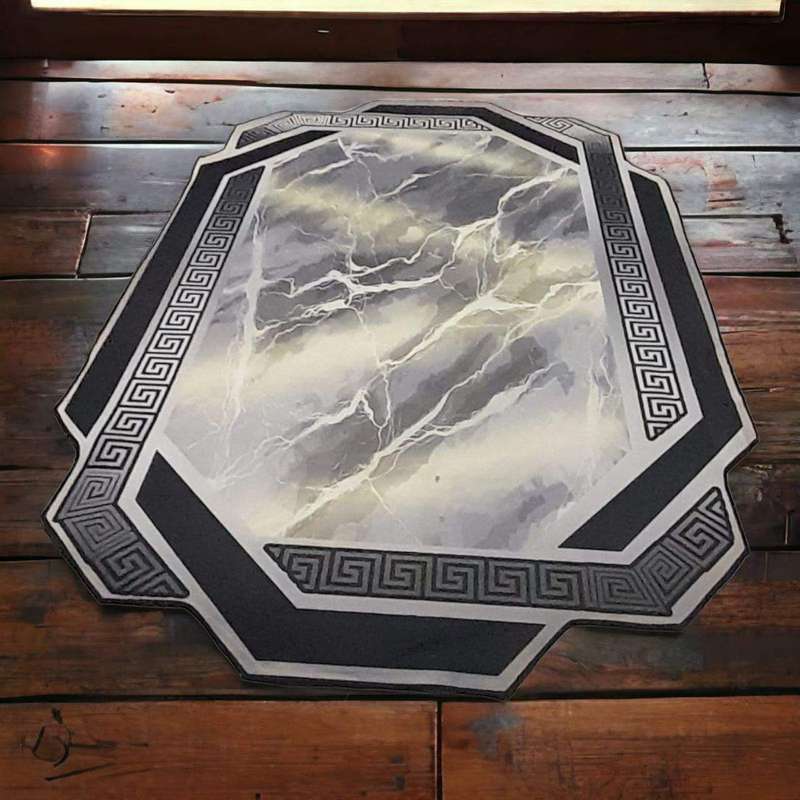 SMTE-200cm by 150cm modern 3D Geometric Design Area B12 with keychain
