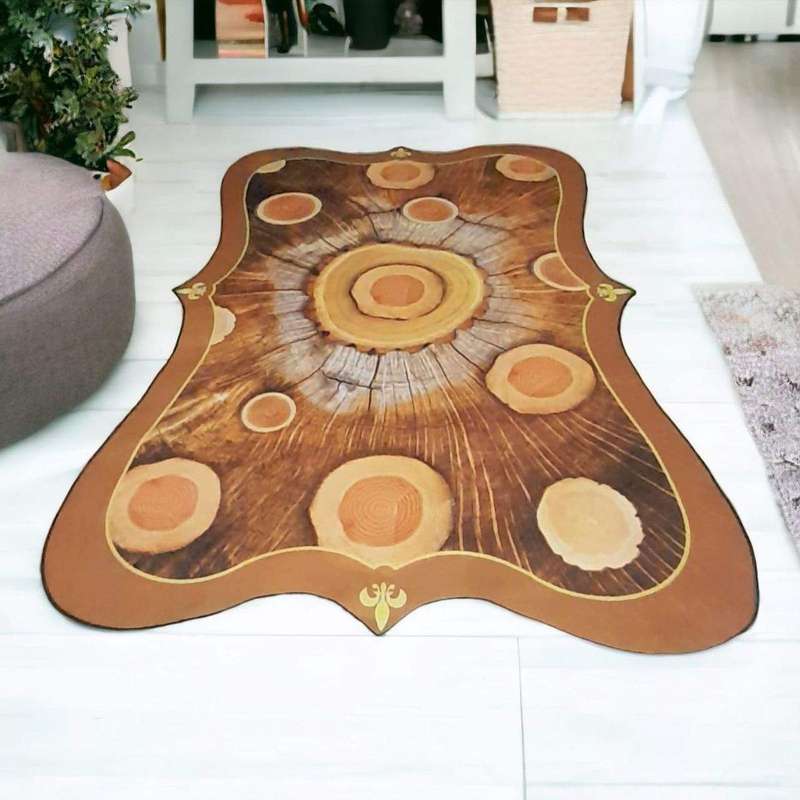 SMTE-200cm by 150cm modern 3D Geometric Design Area B3 with keychain