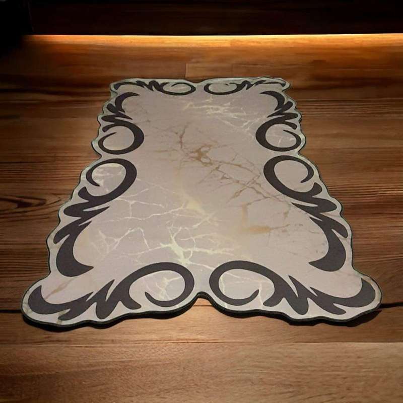 SMTE-200cm by 150cm modern 3D Geometric Design Area B4 with keychain