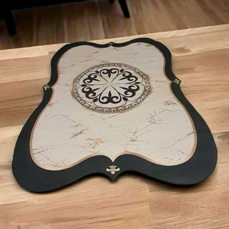 SMTE-200cm by 150cm modern 3D Geometric Design Area B1 with keychain