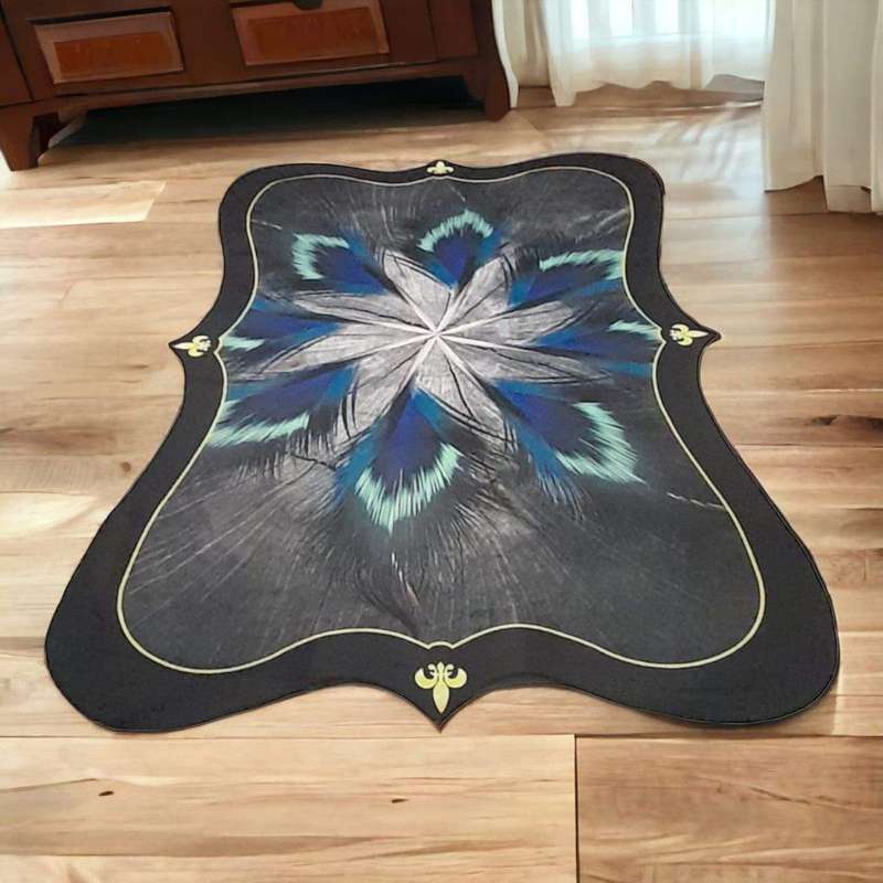 SMTE-200cm by 150cm modern 3D Geometric Design Area B14 with keychain