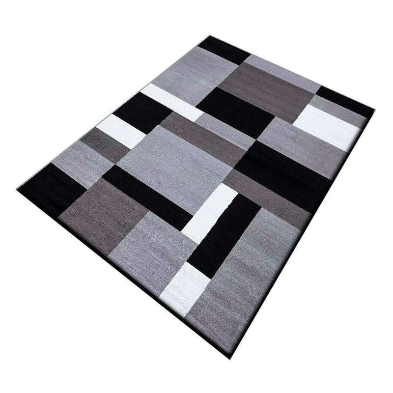 SMTE Rex M 3D Area Rug Modern Carpet Geomtric Design with keychain