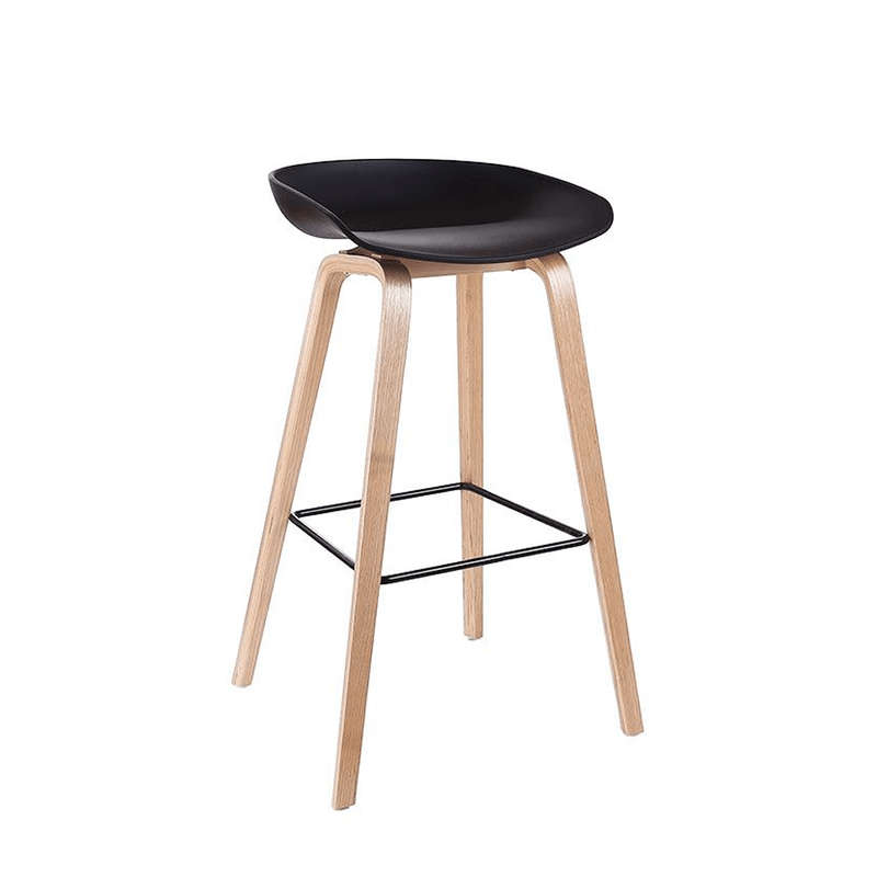 SMTE Kuhn Bar Stool - Black with keychain