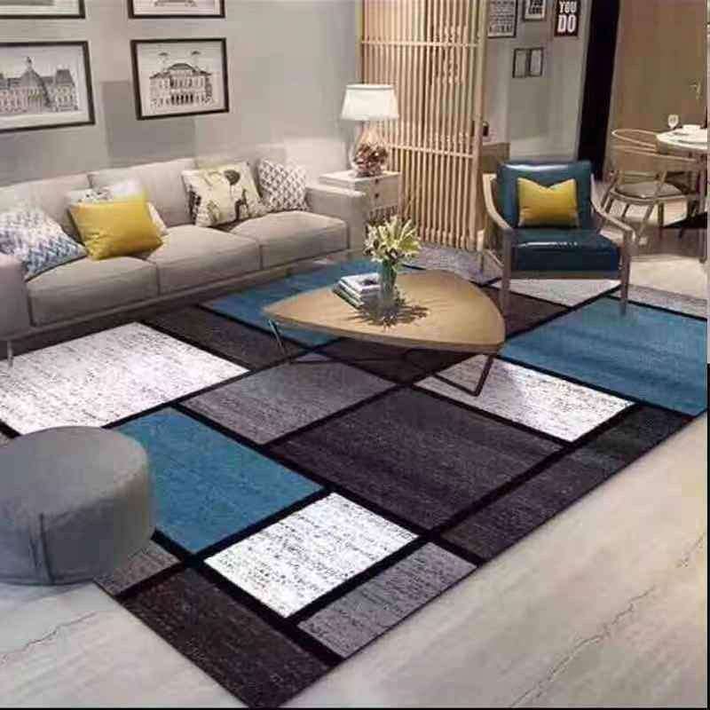 SMTE 200cm by 150cm - Modern 3D Geometric Design Area 1 Rug with keychain