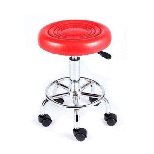 SMTE Diyya Rolling barstool - Red with keychain