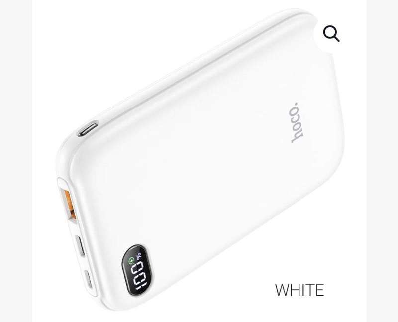 SMTE Power bank "Q2 Galax" 10000mAh - White with keychain