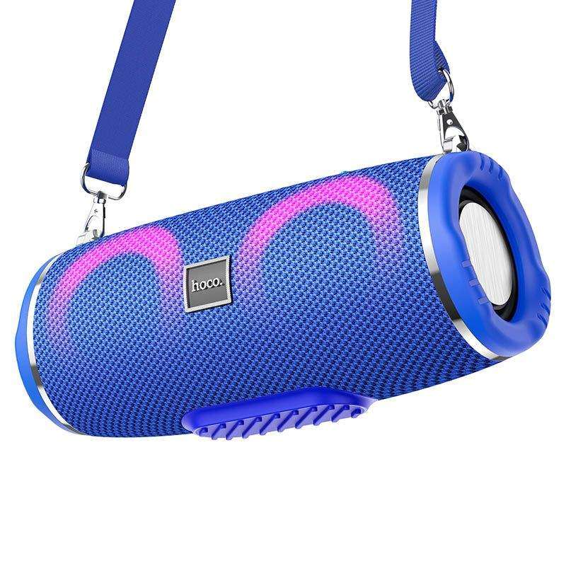 SMTE Wireless speaker "HC12" sports portable loudspeaker - Blue with keychain