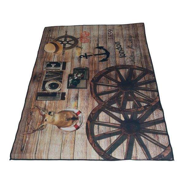 SMTE - 120cm by 160cm - Modern 3D Geometric Design Rug -FF106 with keychain