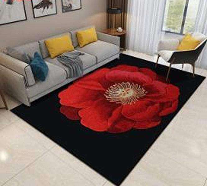SMTE Modern 3D Geometric Design 3dx Rug Rug - BA29 - 120cm by 160cm with keychain