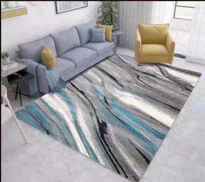 SMTE 200cm by 150cm - Modern 3D Geometric Design Area 3 Rug with keychain