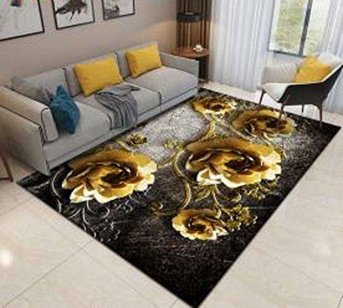 SMTE Modern 3D Geometric Design 3dx Rug Rug - BA28 -120cm by 160cm with keychain