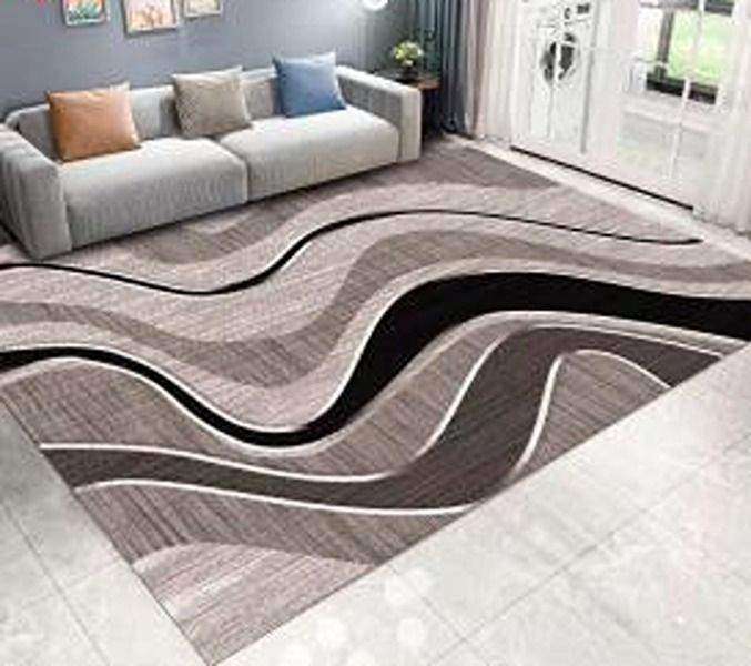 SMTE Modern 3D Geometric Design 3dx Rug Rug - BA4 - 120cm by 160cm with keychain