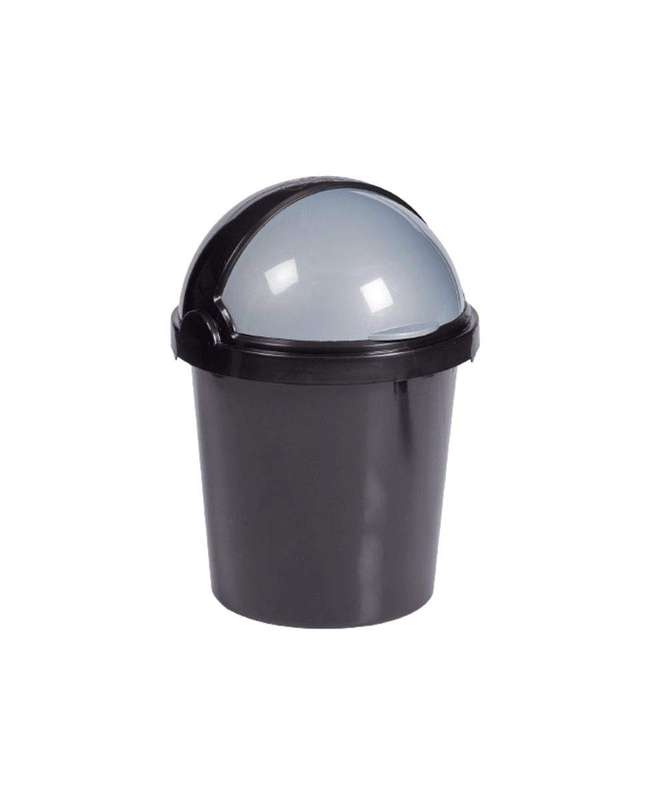 SMTE Fliptop 12Litre Dustbin With Lid - HB with keychain