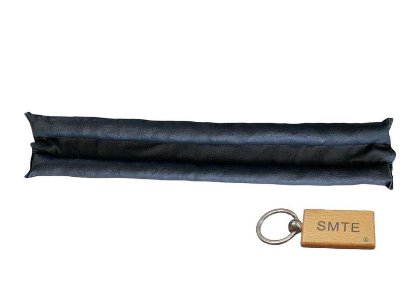 SMTE Wind Dust Blocker Insulator for Door Stopper - Black + Key Chain with keychain