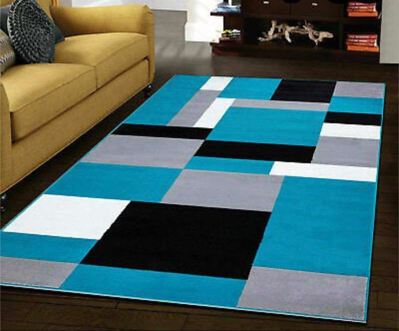 SMTE Dream World 230cmx160cm Authentic 3D Design Rug Printed - Blue with keychain