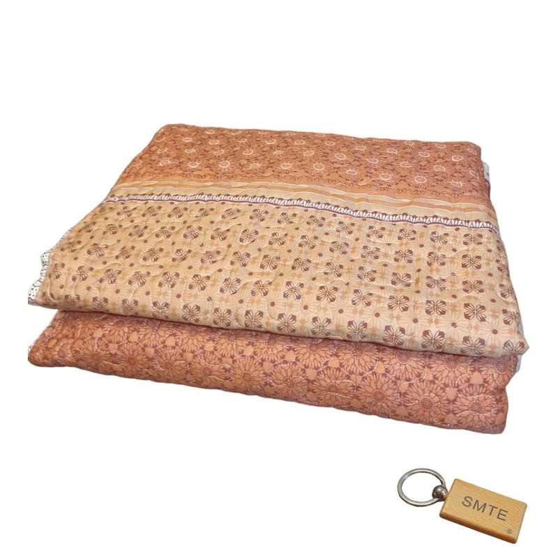 SMTE Premium Plane Bedspread: Elevate Your Bedroom with Timeless+SMTE Keyring - Brown Sums with k...