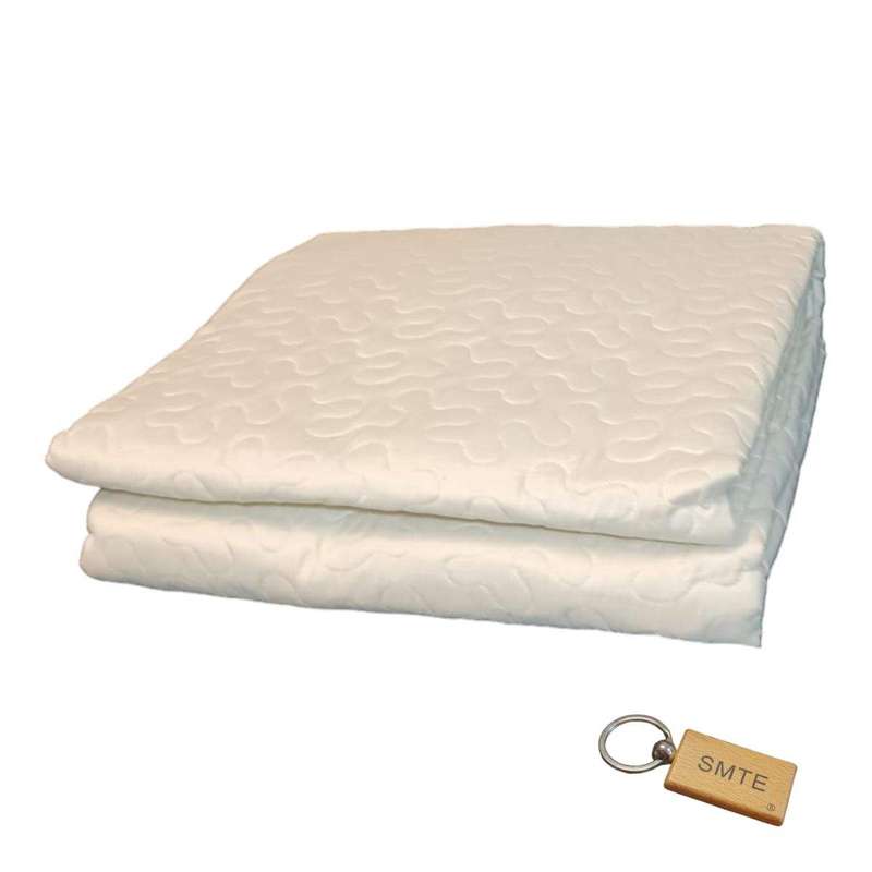 SMTE Premium Plane Bedspread: Elevate Your Bedroom with Timeless+SMTE Keyring - Cream White with ...