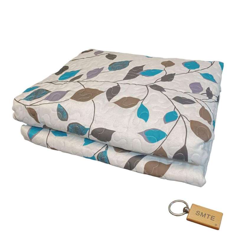 SMTE Premium Plane Bedspread: Elevate Your Bedroom with Timeless+SMTE Keyring - Leafs with keychain