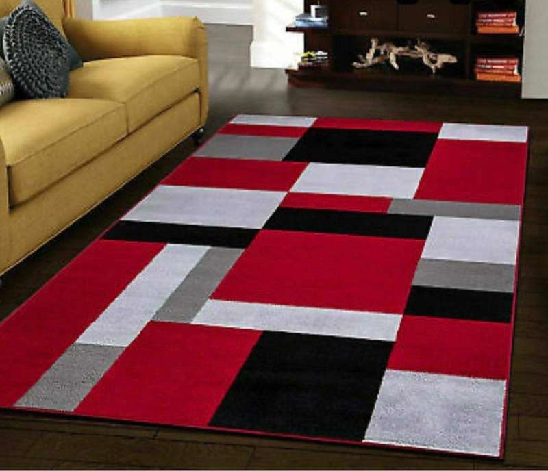 SMTE Dream World 230cmx160cm Authentic 3D Design Rug Printed - Red with keychain