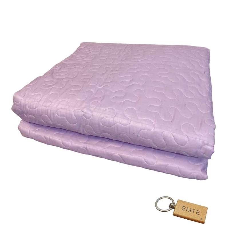 SMTE Premium Plane Bedspread: Elevate Your Bedroom with Timeless+SMTE Keyring - Light Purple with...