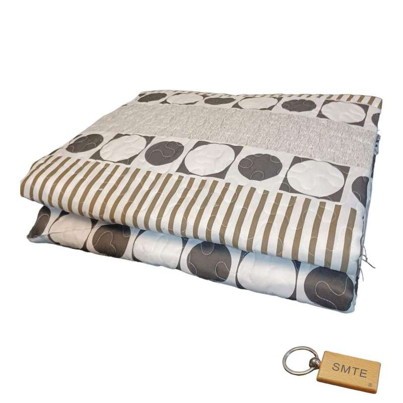 SMTE Premium Plane Bedspread: Elevate Your Bedroom with Timeless+SMTE Keyring - Ts Black White wi...