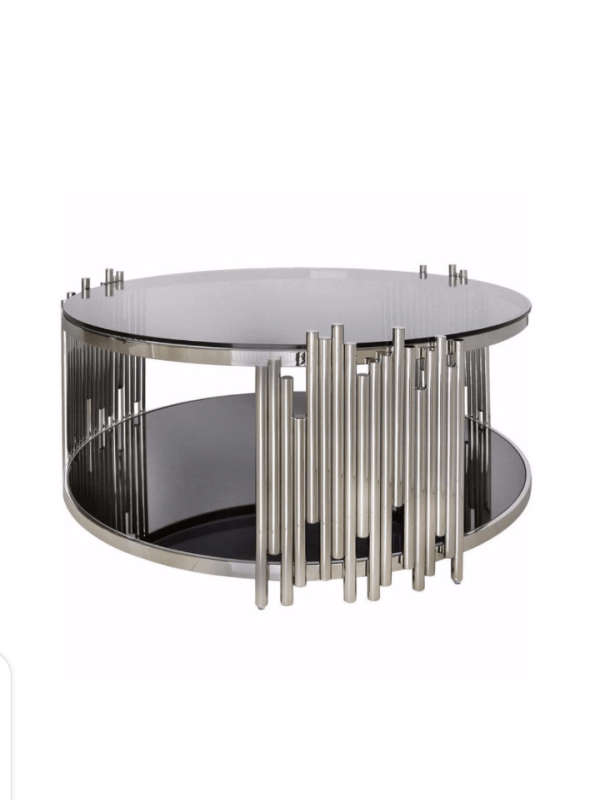 SMTE Royal Round Designer Center Table with keychain