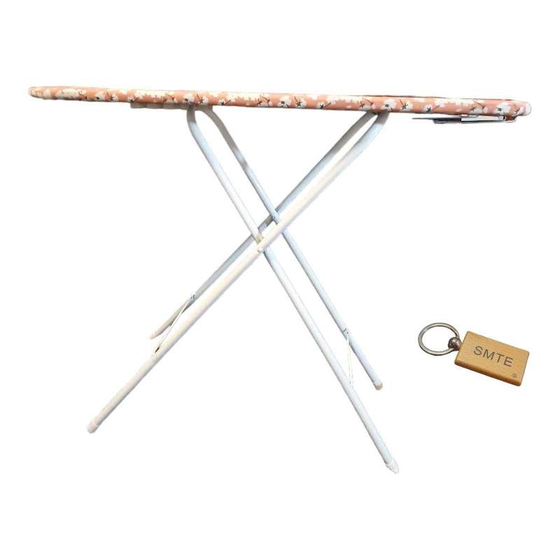 SMTE ProBoard Deluxe Premium Ironing Board-Type 1-S - Pink with keychain