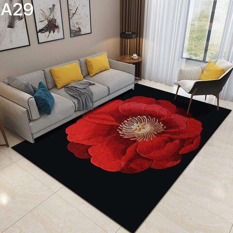 SMTE 200cm x 150cm - Modern 3D Geometric Design Area 29 Rug with keychain
