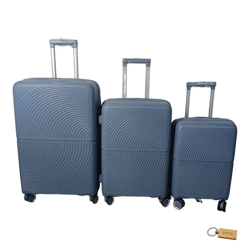 SMTE S-Type - S1 Carry: Your Ultimate Portable Suitcase Solution - 3-piece - Dodger Blue with key...