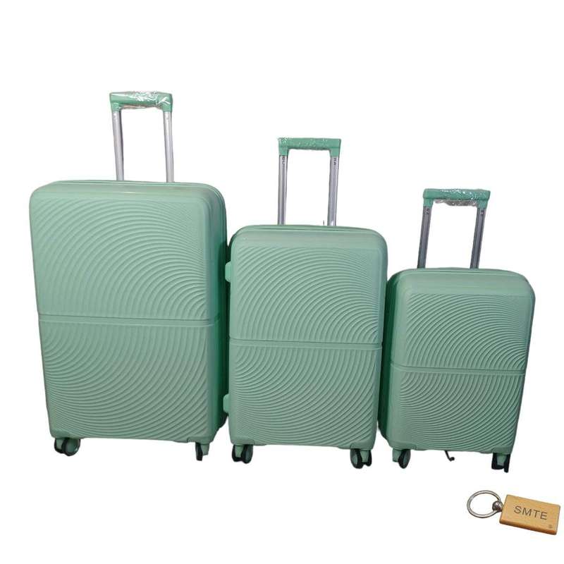 SMTE S-Type - S1 Carry: Your Ultimate Portable Suitcase Solution - 3-piece - Light Green with key...