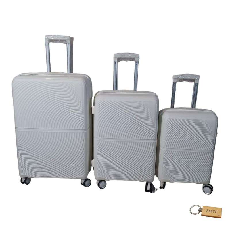 SMTE S-Type - S1 Carry: Your Ultimate Portable Suitcase Solution - 3-piece - Rice White with keyc...