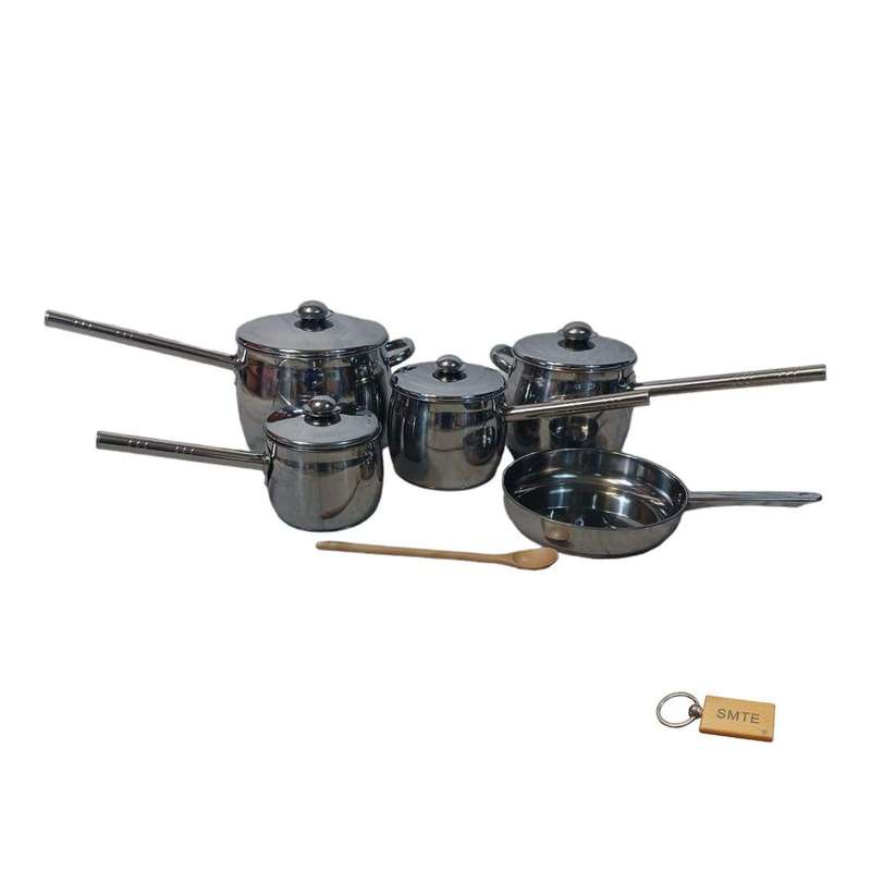 SMTE Sunshine Kitchen Pot Set -Anti heat handles With Keyring with keychain
