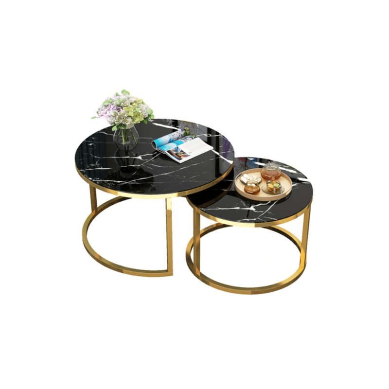 SMTE Moderan Coffee Table 2 in 1 Black with keychain