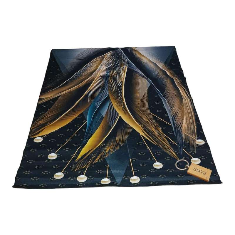 SMTE 200cm by 150cm - Modern 3D Geometric Design Area Rug A72+Smte Keyring with keychain