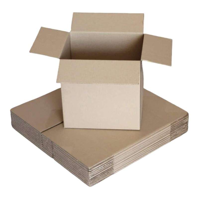 SMTE Stock 4 Single Wall Shipping Box (300 x 230 x 300mm) - 1 Pack with keychain