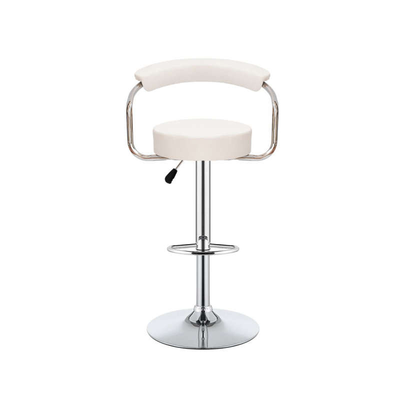 SMTE White Succulent Bar Stool with keychain
