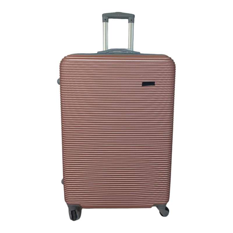SMTE 1-Piece Hard Outer Shell Luggage Set - Pink with keychain