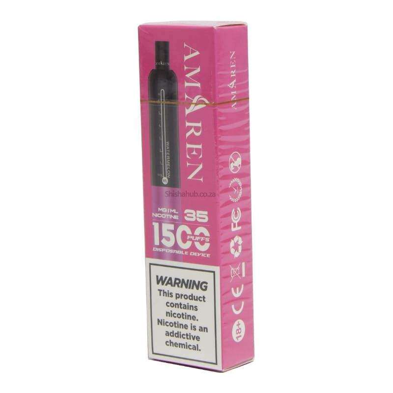 SMTE Amaren - Vape - 1500 puffs - Watermelon with keychain