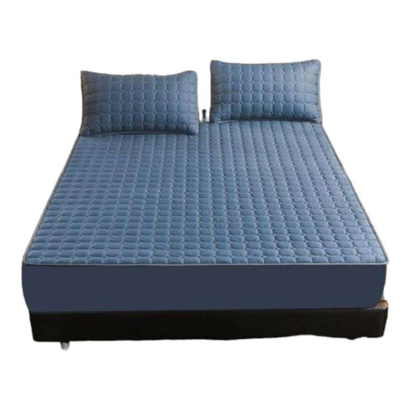 Smte - Mattress Protector - Blue - King with keychain