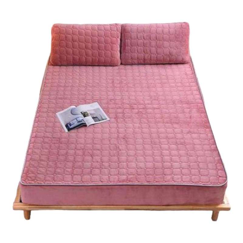 Smte - Mattress Protector - Pink - King with keychain