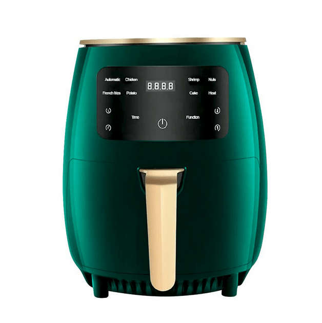 SMTE 5L 1800W Digital Air Fryer Multicooker - Green with keychain